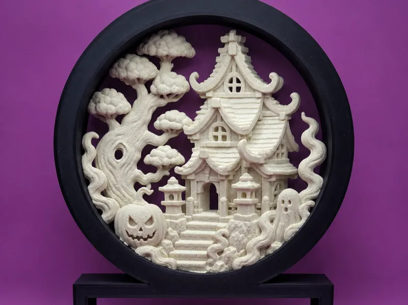 Japanese Art Diorama Halloween